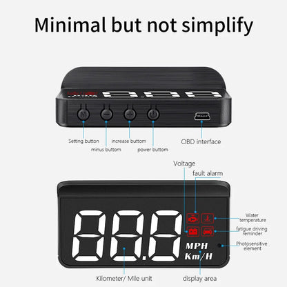 Car Head up Display Speedometer 