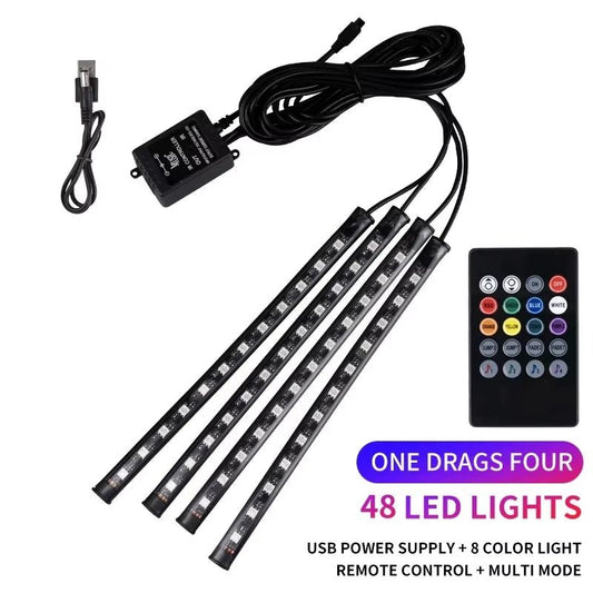 RGB Car LED Strip For Feet