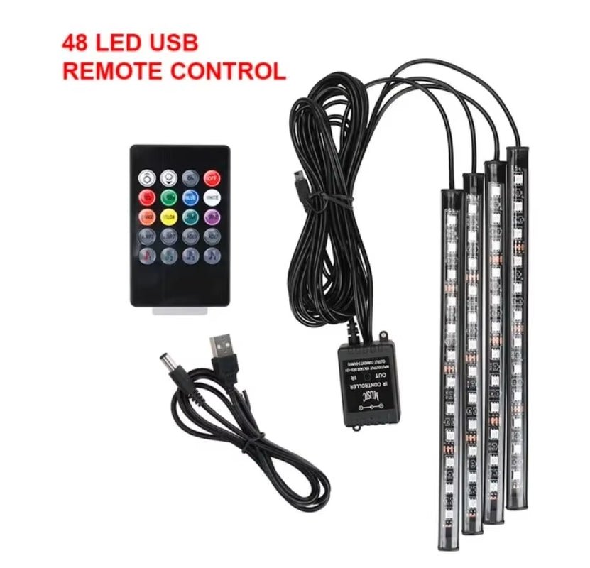 RGB Car LED Strip For Footwell