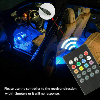 RGB Car LED Strip For Footwell