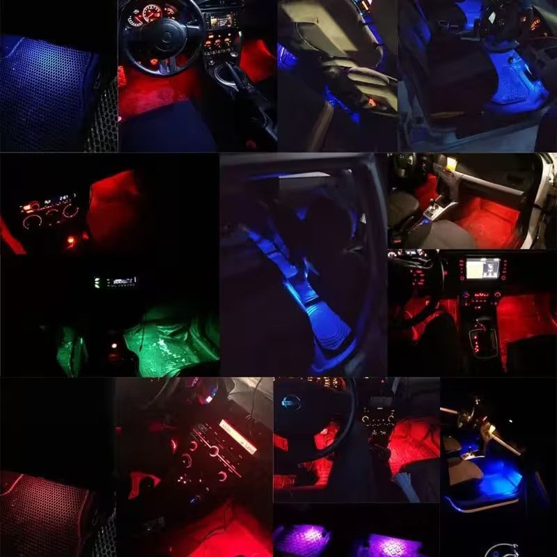 RGB Car LED Strip For Footwell